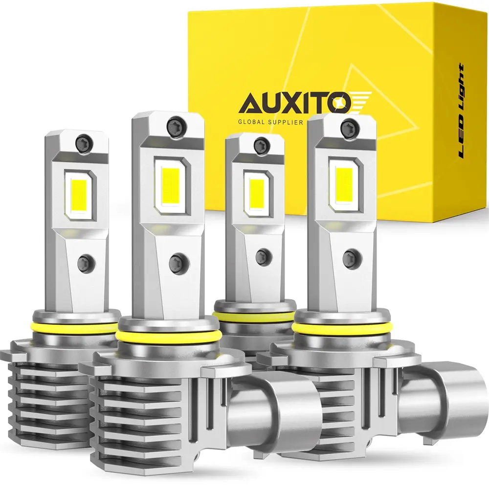 AUXITO 2003-2005 Toyota 4Runner -9005 High Beam+9006 Low Beam LED Headlight Bulbs, 30000LM 6500K Cool White, Plug and Play Replacement