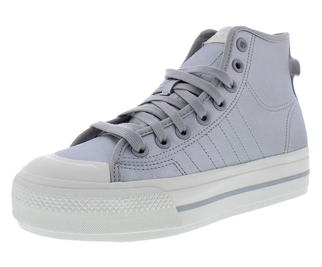 Adidas Nizza RF Platform Athletic Trainer, Men's Sports Shoes, Casual Sneaker Footwear, Walking Shoes, Closed, Stripes, All-Season, Running