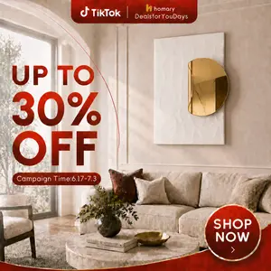 【DealsforYouDays】Homary Gold Steel Rectangle Wall Art - 3D Geometric Design, Summervibes Artistic Print, Modern Homestyle Pre-Decorated House Decor, Living Room Accessory Luminous Artwork