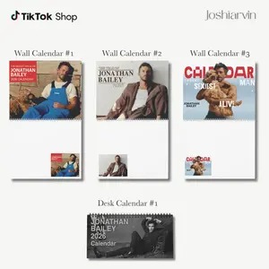 Jonathan Bailey 2026 Calendar, Funny Celebrity Wall Planner, Actor Fan Gift for Her, Celebrity Crush Merch, New Year Holiday Gift