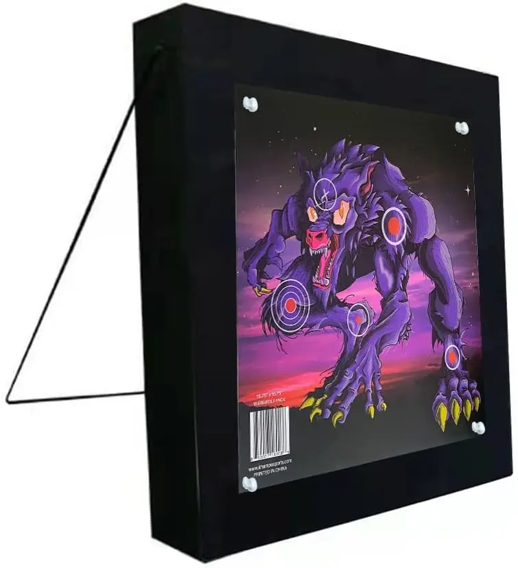 Archery Paper Targets, 9 Pack - 15.75” Tear-Proof Target Practice Monster-style Shooting Paper