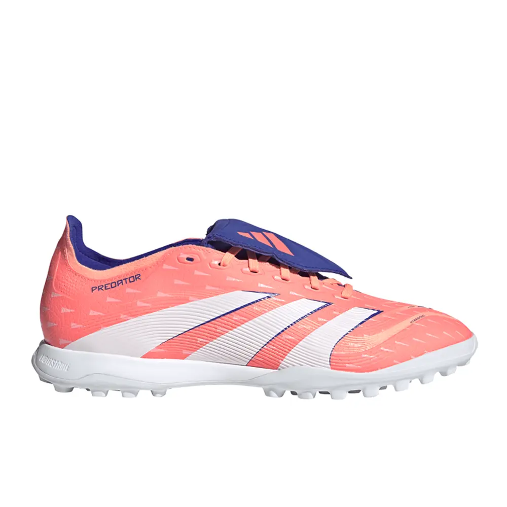adidas Mens Predator League Fold-Over Tongue Turf Soccer Cleats - Pink adidas Mens Predator League Fold-Over Tongue Turf Soccer Cleats - Pink