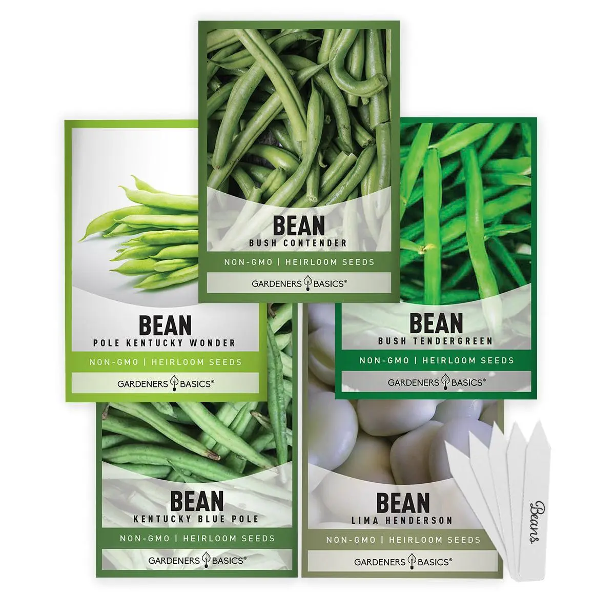 Bean Seeds For Planting | 5 Variety Pack seed  starter  kit fresh seed growing  kit