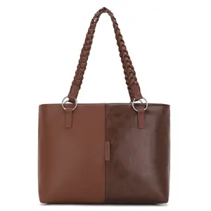 BE SMART Soft PU Leather Tote Bag Women Weekender Bag Shopping Handbag Travel Wallet commuter  tote tote handbag