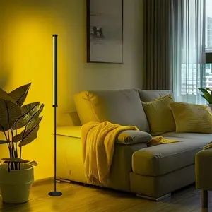 LED Corner Floor Lamp, 1/2pcs Adjustable Height LED Floor Lamp with Remote Control, Modern Atmosphere Lamp for Living Room, Bedroom, Home Office, Lighting, LED Lights, Led Ambient Light, Modern Standing Light, Height Adjustable Lamps