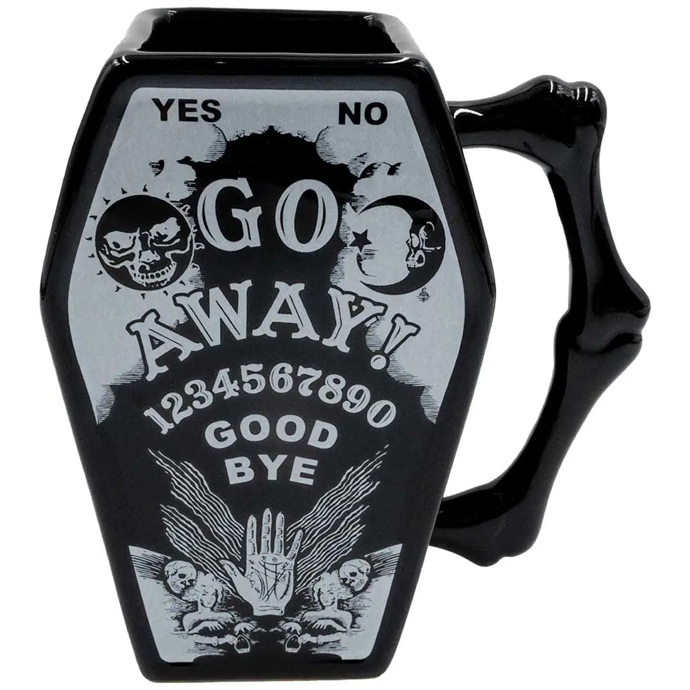 Go Away Coffin Ceramic Mug
