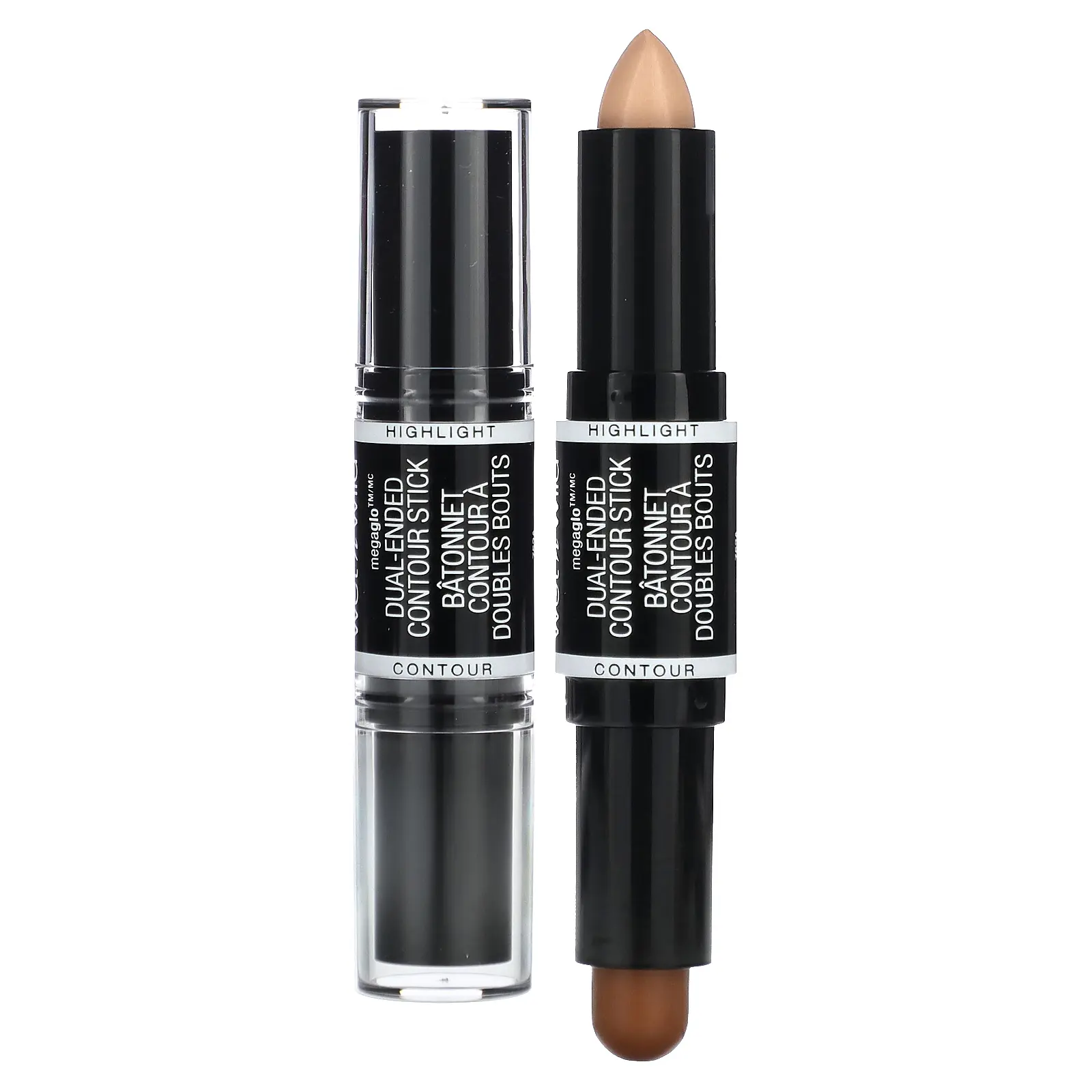 wet n wild MegaGlo, Dual-Ended Contour Stick, Medium/Tan, 0.28 oz (8 g)