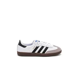 adidas Originals Samba in White, Black, & Clear Granite Unisex