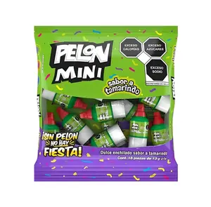 Pelon Mini Tamarind Soft Mexican Candy (18 Count), Sweet, Savory Flavors of Original or Chamoy, Mango, Watermelon Mix Snack Bonbon, Dulces Mexicanos