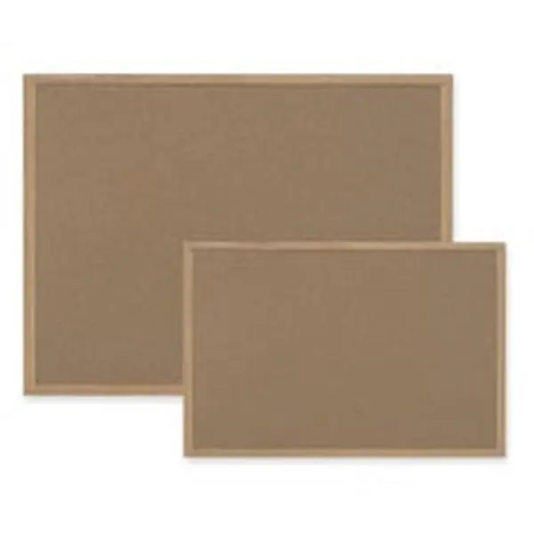 Bi-silque Self-Healing Cork Board with MDF Frame, 100% Recycled Material, 30% Post-Consumer Material, 2ft x 3ft, Brown, Office Presentation Supplies for Visual Communication (BVCSB0420001233), 100 Percent Recycled Material