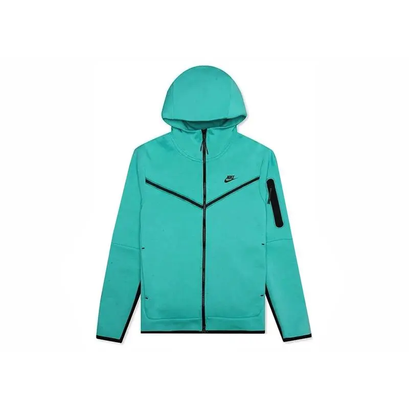 Nike Sportswear Tech Fleece Hoodie Washed Teal/Black/Black (men) by StockX
