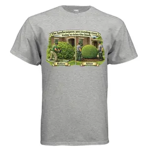 Bush Short Sleeve Menswear T-Shirt Top Graphic Fabric Classic Cotton Graphic Tees graphic apparel t-shirt cotton men oversized tshirt unisex graphic graphic tee shirt oversized shirts unisex casual apparel y2k streetwear