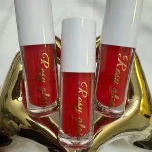 Lip Glosss - Red Color, Shiny Finish, Long-Lasting Formula, Perfect for Everyday Use