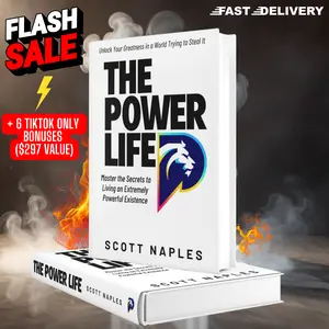 The Power Life Book + 6 TikTok Only Bonuses ($297 Value) - Autographed Copy - Unlock Your Greatness In A World Trying To Steal It + 6 Bonuses