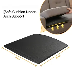 Couch Cushion Support for Sagging Seat, 20"x20" Curved High‑Density Foam Underlay Pad, Furniture Seat Insert Board for Saggy Sofa Repair & Comfort Enhancement,3 Thickness Options