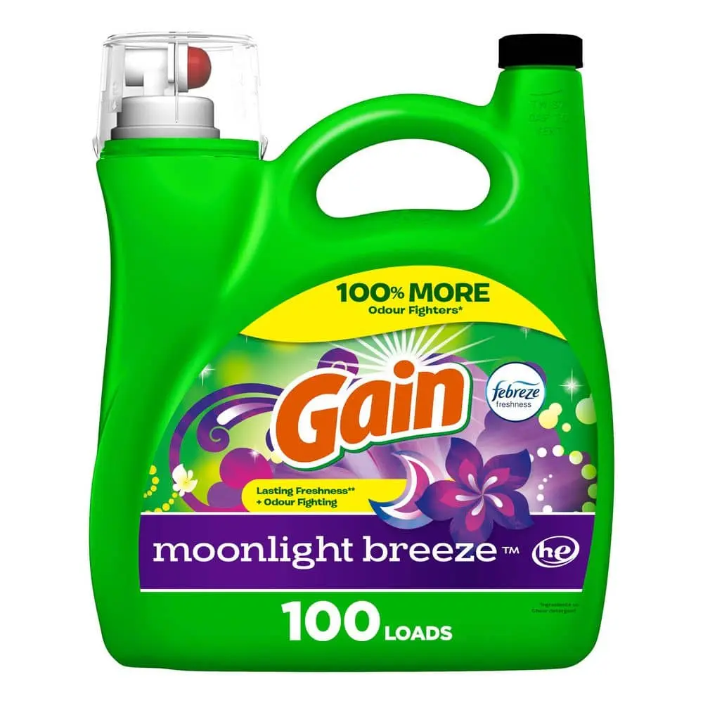 144 oz. HE Febreze Freshness Moonlight Breeze Scent Liquid Laundry Detergent (100-Loads)