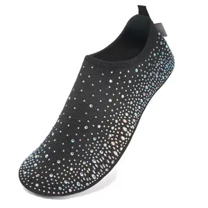 WateLves Womens Barefoot Water Shoes Travel House Slippers for Indoor and Outdoor Aqua Socks for Beach Swim Surf Yoga Dancing Camping Ideal Thanksgiving Christmas Gift