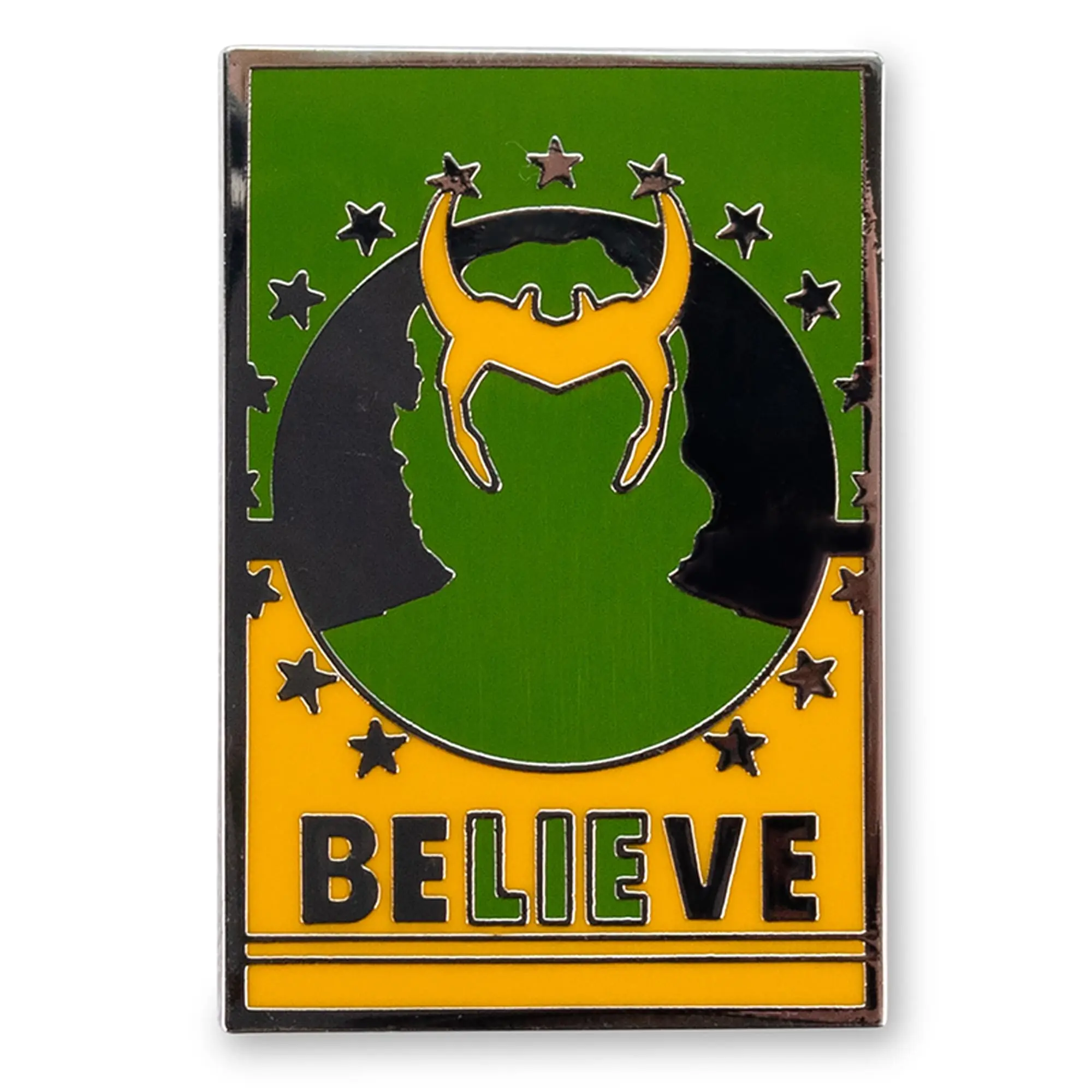 Loki "Believe" Enamel Pin, Officially Licensed Marvel Studios Collectible for Fans, Limited Edition SDCC 2022, A Toynk Exclusive, Everyday Attire