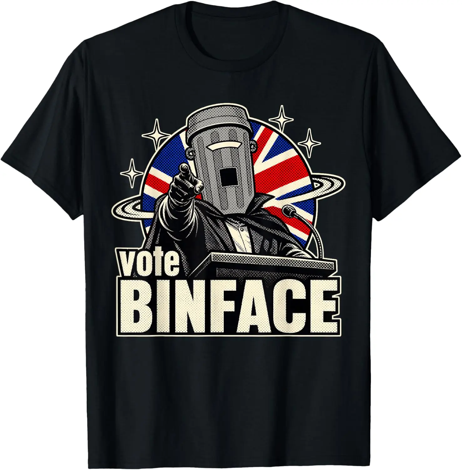 Count Binface Shirt Vote Binface Anti Farage T-Shirt Vote Count Binface T-Shirt