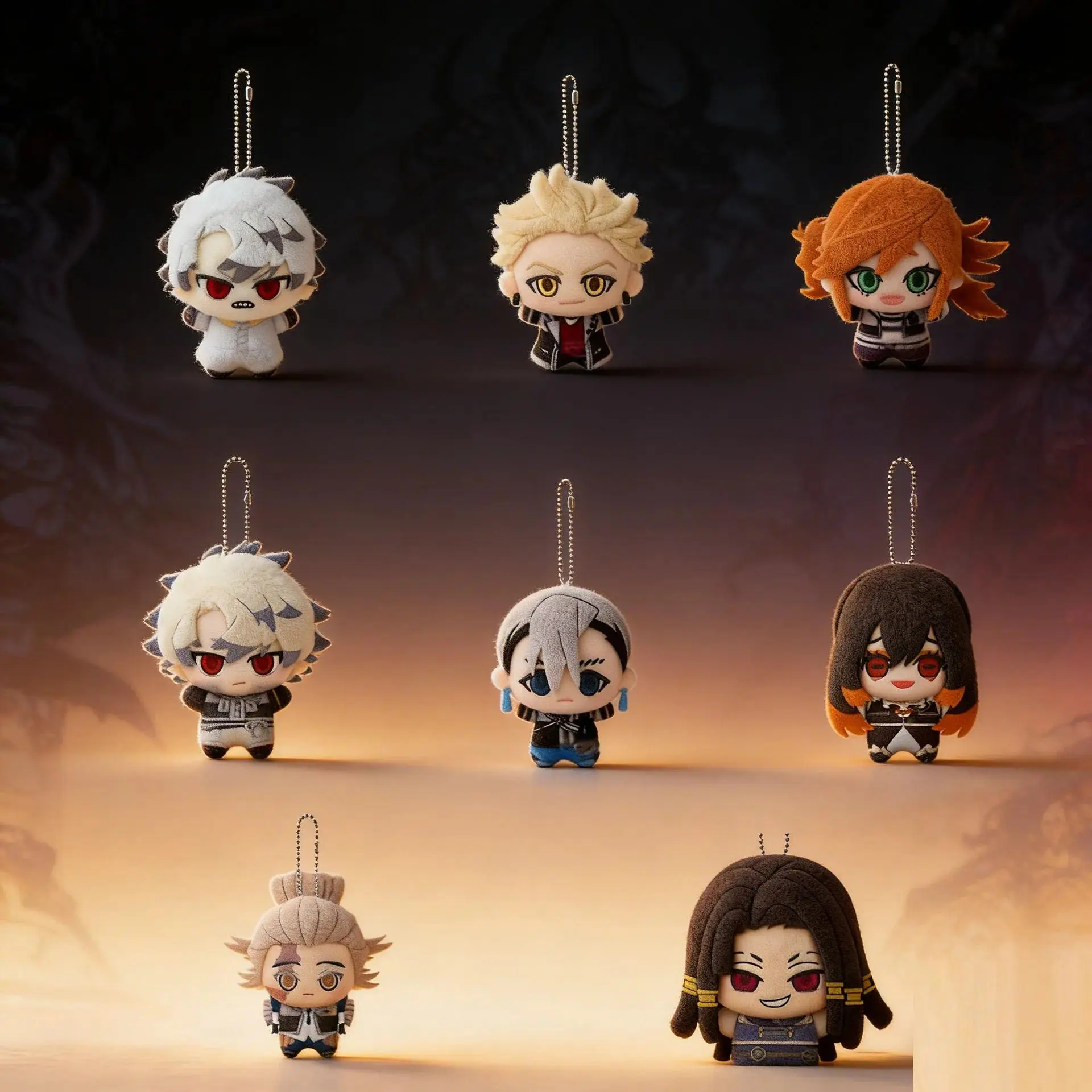 Gachiakuta Zanka Plush Keychain Anime Stuffed Doll Cartoon Plush Toy For Anime Fans Collection Bag Charm Pendant Decoration Gift
