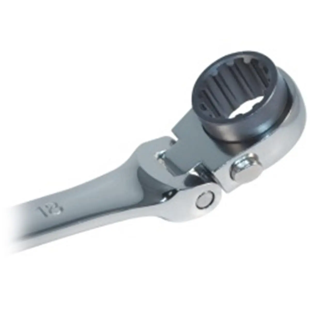 XL Series 99666 Extra Long Ratcheting Wrench - Chrome Vanadium Steel, 16mm x 18mm Offset Box End Gear, 72-Tooth System, 180-Degree Flex, 16.55in Reach, for Recessed Fast. & Tight Spaces, 0.5 Lbs