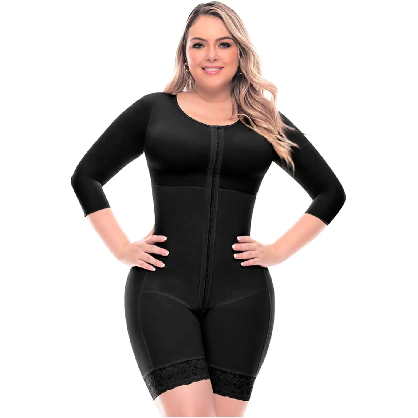 Uplady Colombian Full Body Guitara Faja (Models 6189-6235) - Women's Corset Body Shapewear, High Compression Waist Shaper, Curve Hugging Compression, Butt Lifting, Curvy Fit, Comfort Support, Plain Design, Fajas Colombian Girdles