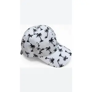 RAVEbandz Printed Baseball Cap - Black Palm Tree