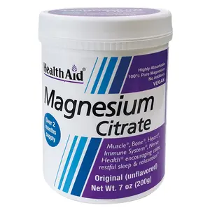 Magnesium Citrate Powder 200g, 80 Servings per Container