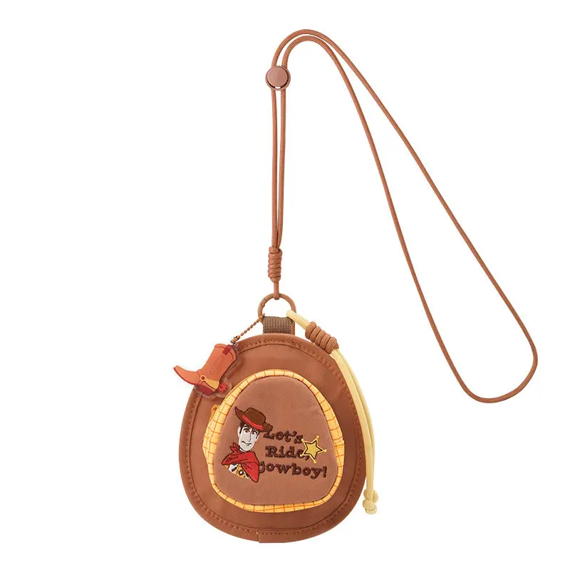 Disney Woody Toy Story 5 Mini Wallet – Portable Coin Purse for Pocket or Crossbody Wear, Smooth Zipper Cash Holder with Cowboy Print, Cute Gift for Boys & Girls Functionality