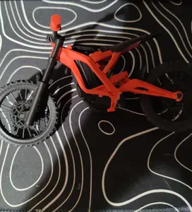 3D printed surron with working suspension. a kit that you build yourself.