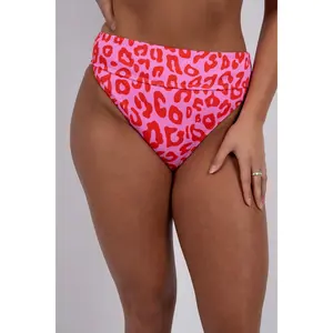 Feel The Sunshine Swimsuit Bottom (Pink Leopard)