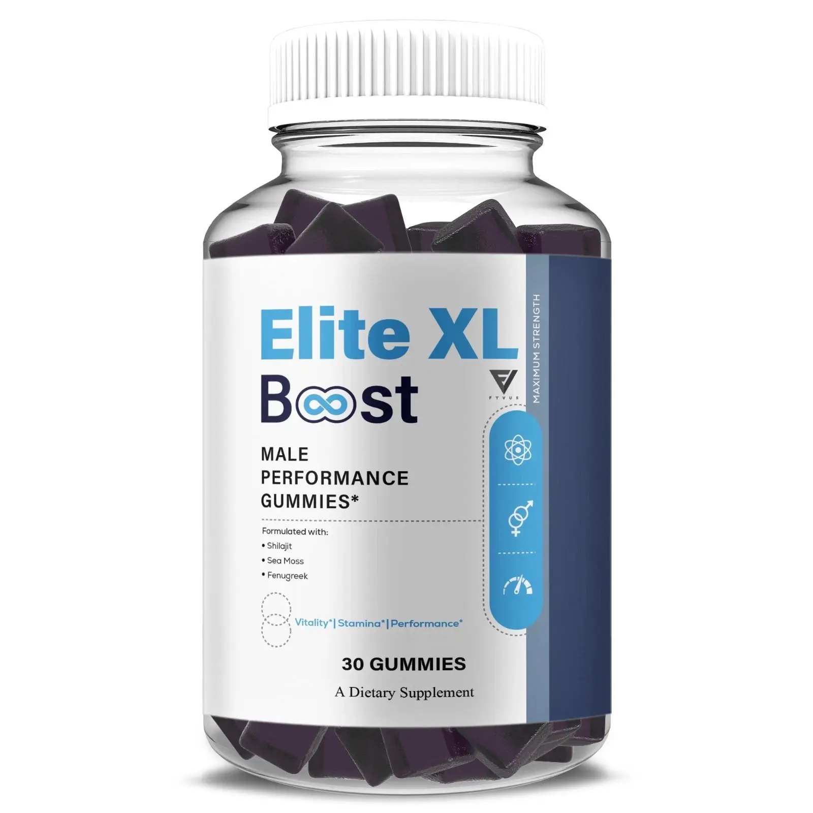 Vitamin Elite Life Edible Chewable Gummies - 1 Pack Dietary Vitamins, Tasty Daily Energy Support, Comprehensive Nutrition Supplement, Prop 65 Safe (30 Gummies), Natural Blend