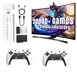 Wireless Retro Game Console, Video Games Stick, 20000+ Games, Plug and Play, 2.4g Wireless Joystick, Perfect Gift, Made for Gaming, Fun and Classic Gaming Experience
