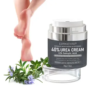 LINEKVAP 40% Urea Cream 2% Salicylic Acid  Foot & Hand Cream with Hyaluronic Acid Tea Tree & Aloe Vera for Deep Moisturizing & Callus Removal
