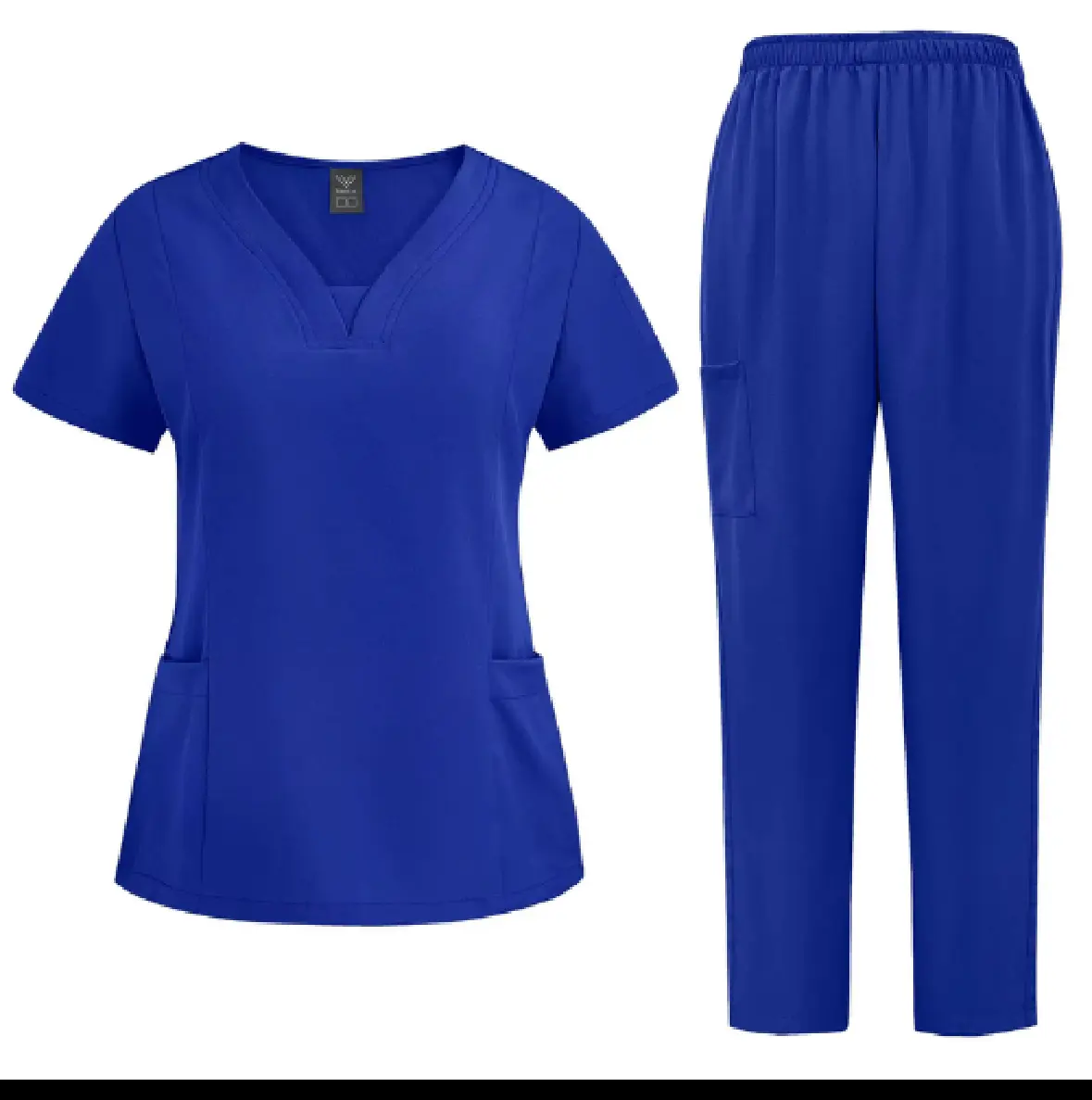 Navy bleu Scrub Top | Colorful Nursing Uniform for Nurses & CNAs