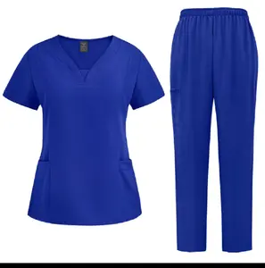 Navy bleu Scrub Top | Colorful Nursing Uniform for Nurses & CNAs