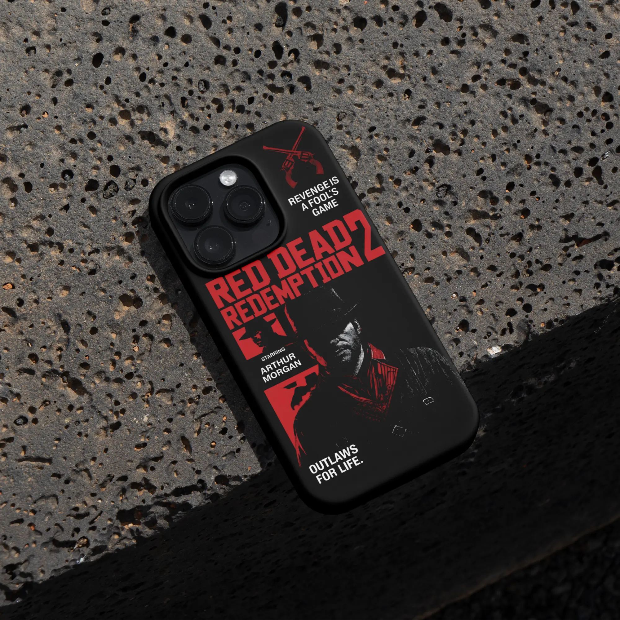 Arthur Morgan V2 - Red Dead Redemption 2 Graphic For Game Fan High-Quality Tough Case, Game Fan Graphic Phone case, Game Merch Streetwear Graphic case, Gift for Game Fans Vintage Collector Phonecase