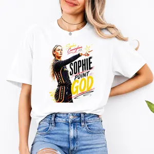 Sophie Cunningham Point God Graphic T-Shirt Vintage Basketball Fan Unisex Tee Sports Lover Gift