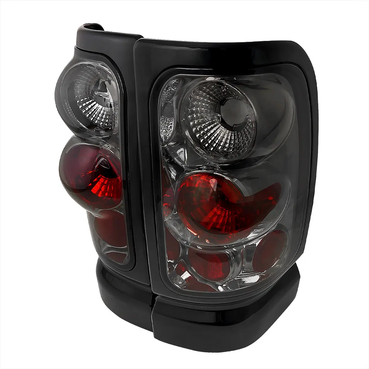 1994-2002 Dodge RAM Tail Lights (Chrome Housing/Smoked Lens) 1994-2002 Dodge RAM Tail Lights (Chrome Housing/Smoked Lens)