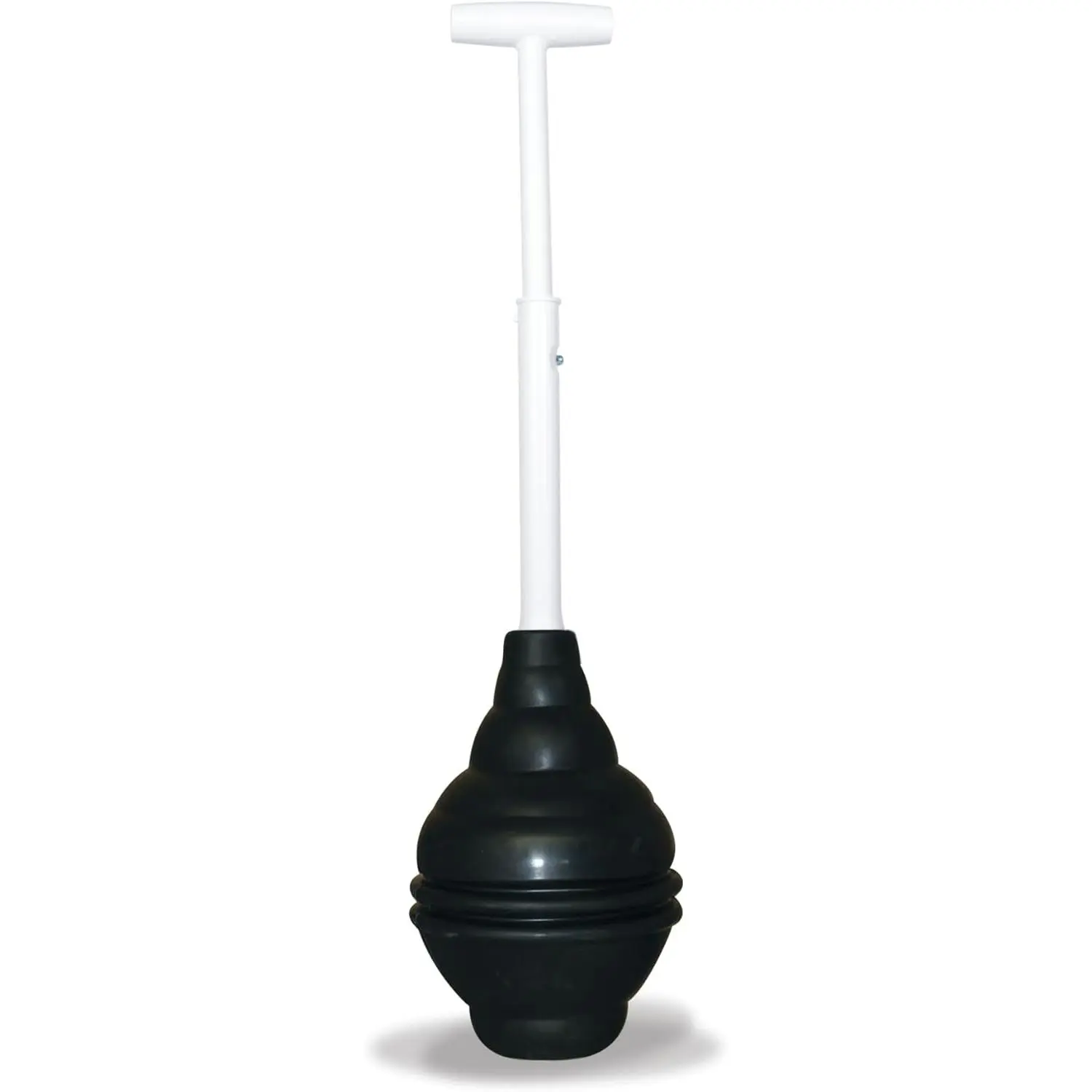 BeehiveMAX Heavy Duty Beehive Shape Toilet Plunger - Adjustable, Seals All Bowl Shapes, Effective Plunge, Extended to Full Length, Fast Clog Removal