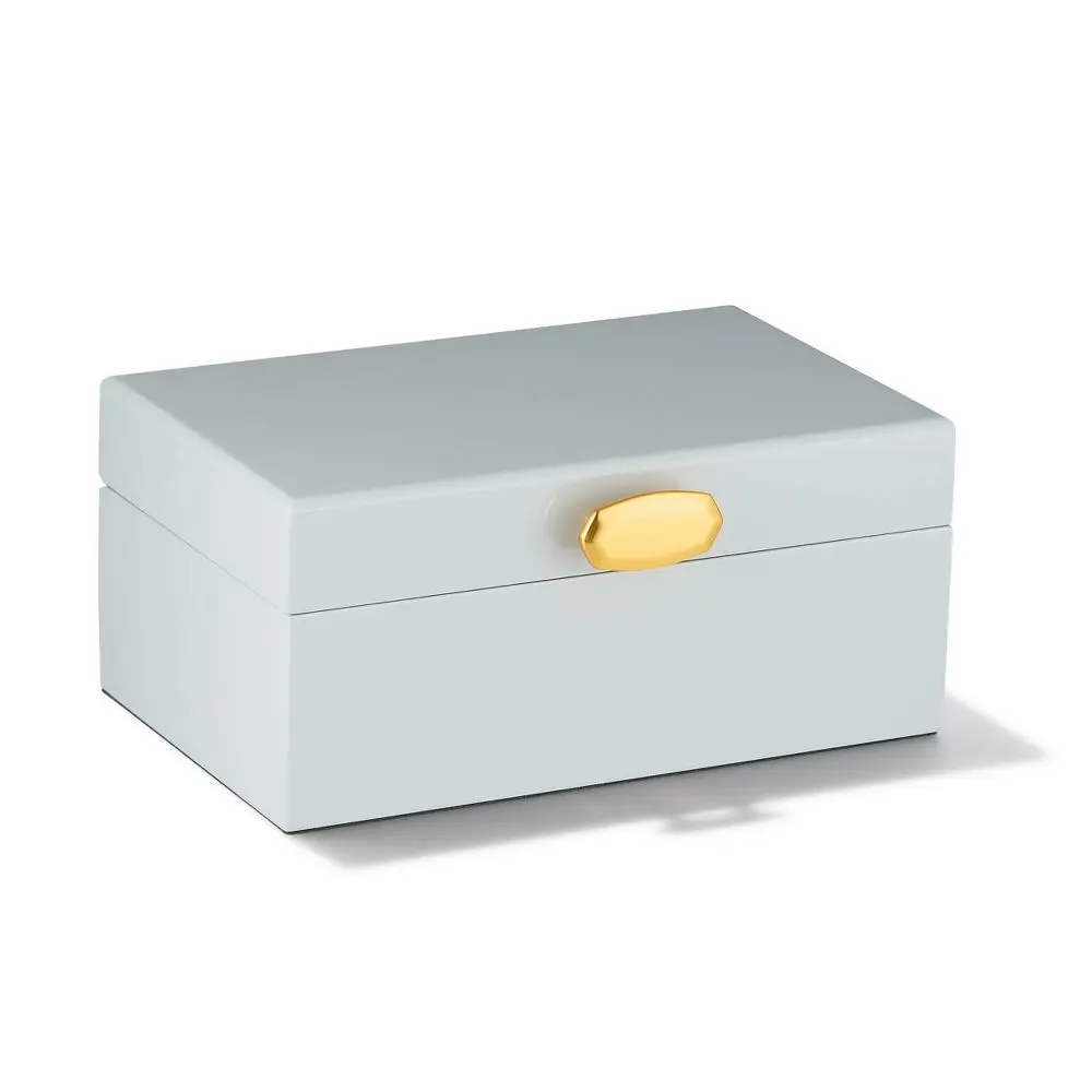 Kendra Scott Medium Jewelry Box - Dark Gray: Wood Storage for Accessories 13+ Years 8"x5"x3.5"