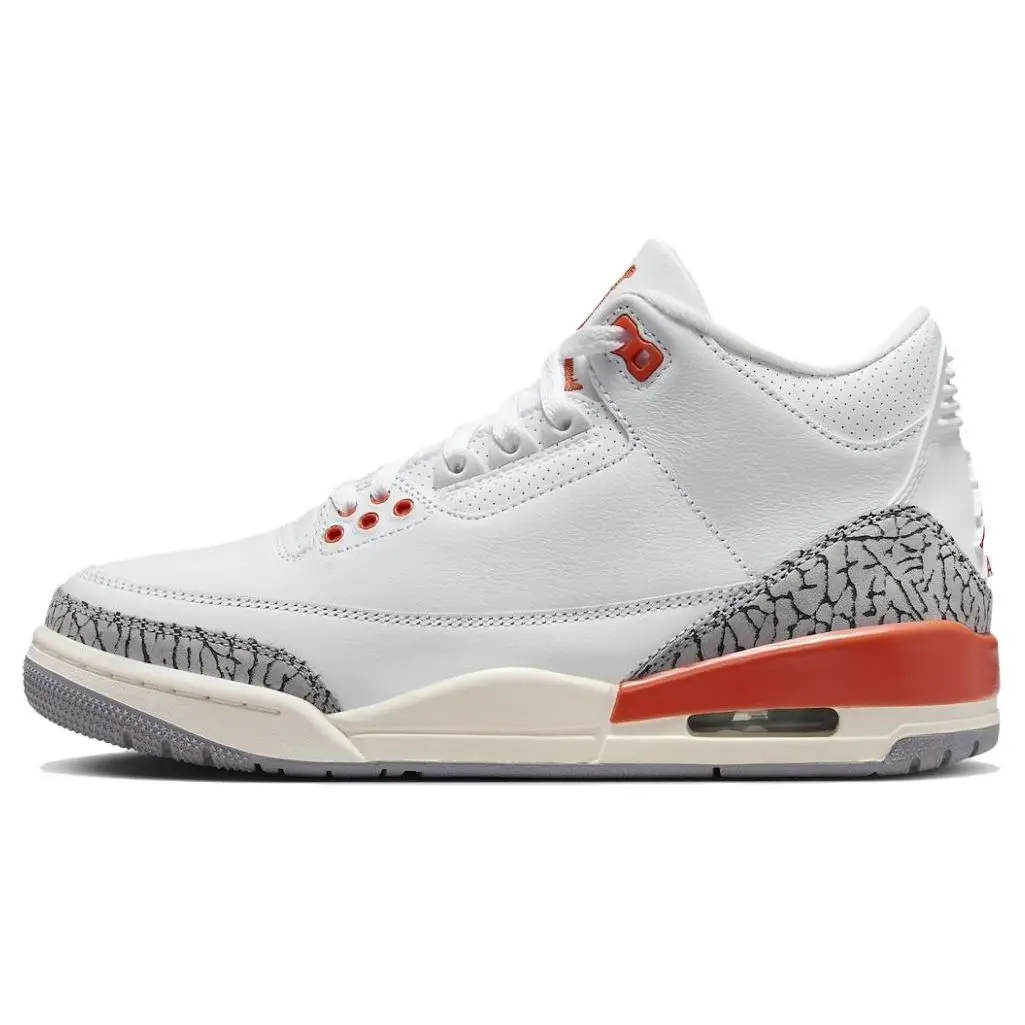 Women's Air Jordan 3 Retro 'Georgia Peach' Casual Athletic Sneaker - Multi-Size Trainer for Sports Training