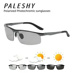 Paleshy Polarized Lightweight UV Resistant Frame Sunglasses for Men & Women Classic Rectangular Design with Strong Metal Hinges for Outdoor Activities Featuring HD Polarized Lenses & TAC UV Protection Uv Protection