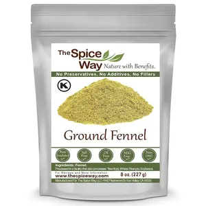 The Spice Way Traditional Ground Fennel Seed Powder  Non GMO MSG Free