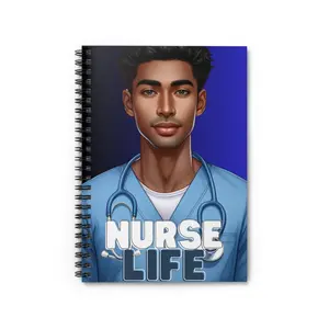 Personalized Spiral Notebook for Nurses | Cute 6x8 Ruled Line Journal | Durable Spiral Bound Gift for Nursing Students, Note Taking