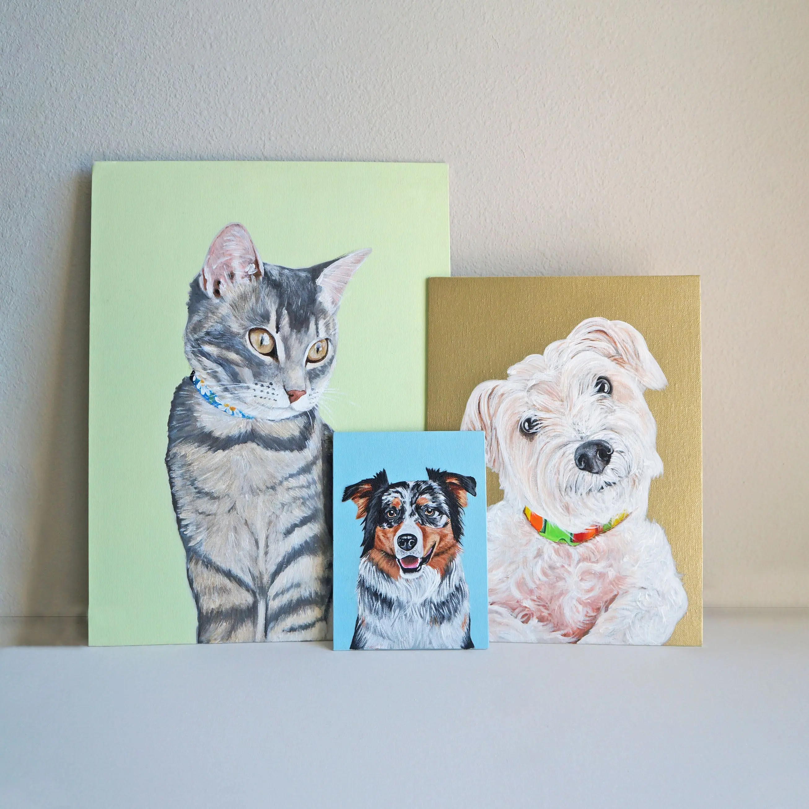 Custom Pet Painting [Message Seller Pet Photo After Purchase]