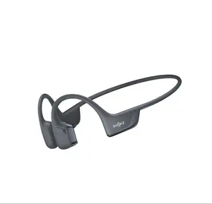 SHOKZ NEW OpenRun Pro 2 - Open-Ear, Bone Conduction Sport Headphones - Sweat Resistant, Workout Headphones with Deep Bass and Smart Mic