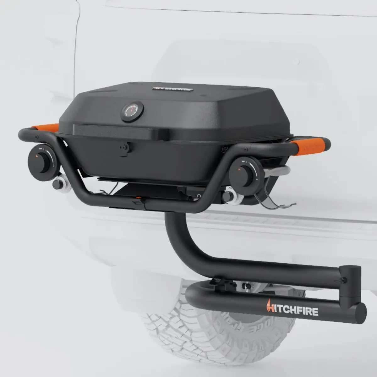 Forge 15 Hitch Mounted Propane Grill with Durable Construction and Versatile Design for Outdoor Cooking