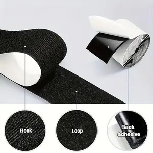 Velcro, hook-and-loop tape - Self-adhesive strips, Hook Loop Tapes, suitable for installation, handicrafts, etc.