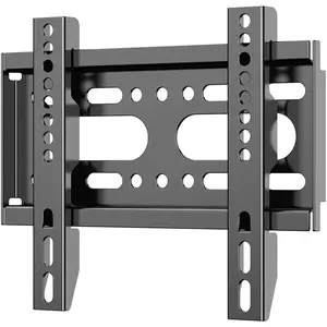 TV Wall Mount for 14-42" Flat Screen TVs, Small Bracket fit 19 24 28 32 35 39 40 inch, VESA Up to 200x200mm 55lbs Max Load, Easy Install Low Profile Monitor Mount Bracket